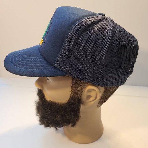 Vintage 90s RCMP Patch Mesh Trucker Adjustable Hat - Picture 2 of 6